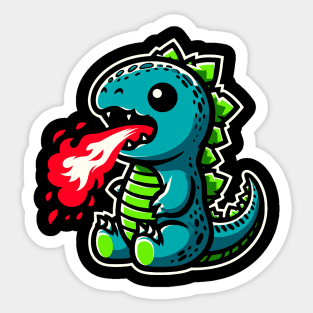 Godzilla Sticker